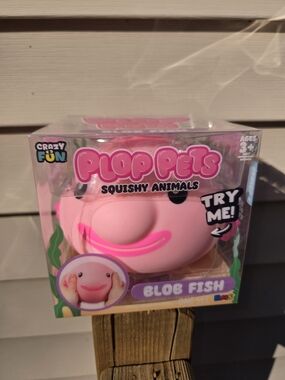 Plop Pets Squishy Blob Fish - Pink